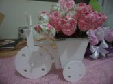 Bicicleta com tulipas