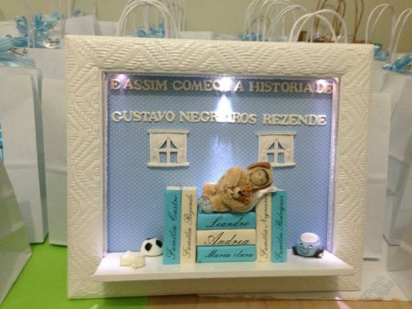 Quadro com luz led personalizado
